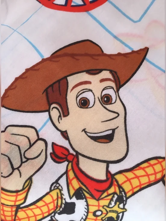 Vintage 1990s Disney Pixar Toy Story Window Valance - Retro Print - 84x15 - Picture 5 of 7